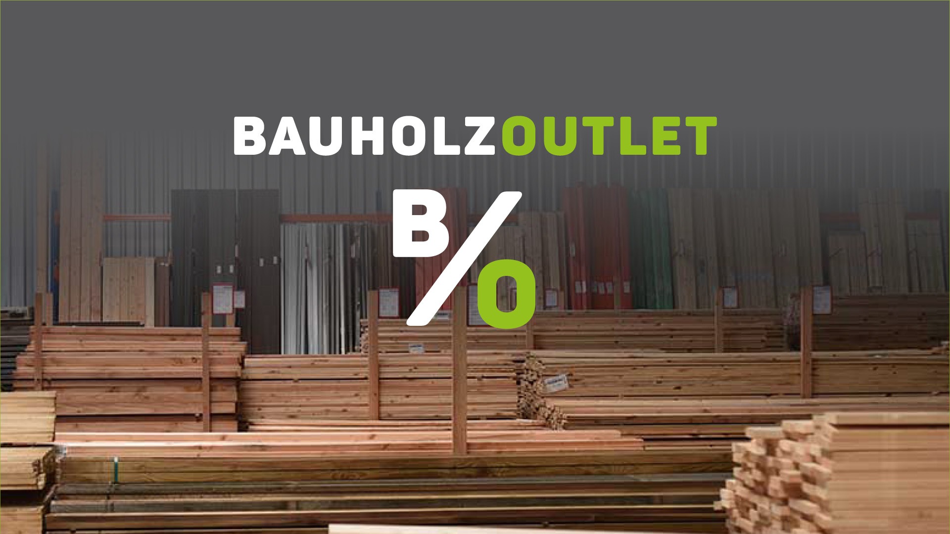 BAUHOLZOUTLET Corporate Design und Socialmedia Design